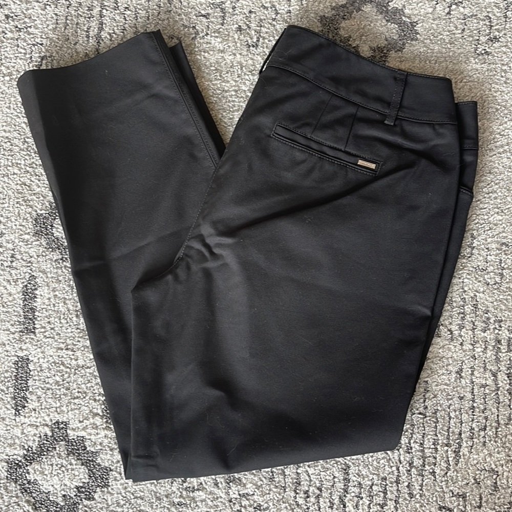 New! WH/BM Black slim ankle pants 14R